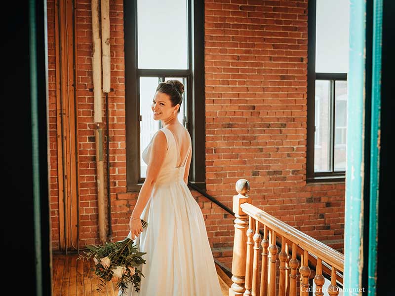 la mariée au Château St-Ambroise
