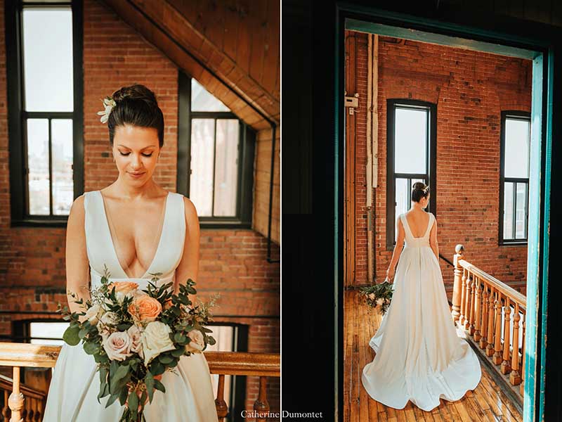 la mariée au Château St-Ambroise