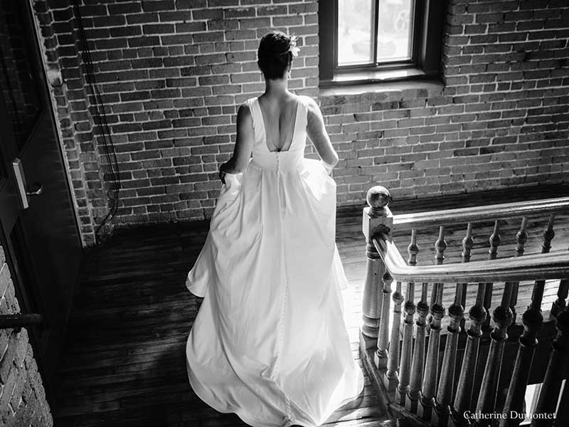 la mariée au Château St-Ambroise