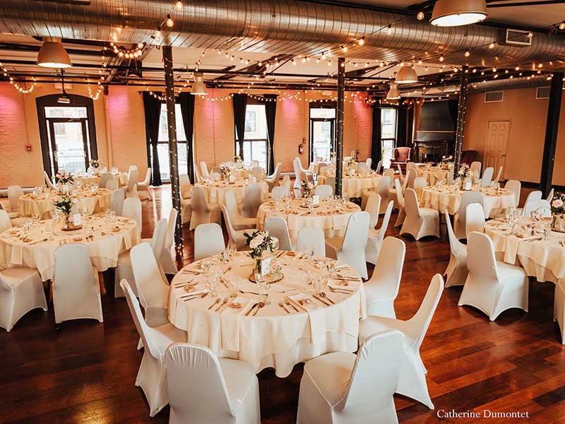 décorations mariage à l'Espace Canal