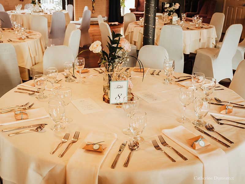 décorations mariage à l'Espace Canal