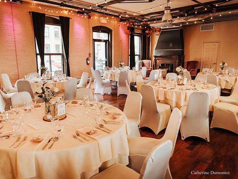 décorations mariage à l'Espace Canal