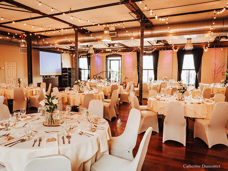 décorations mariage à l'Espace Canal