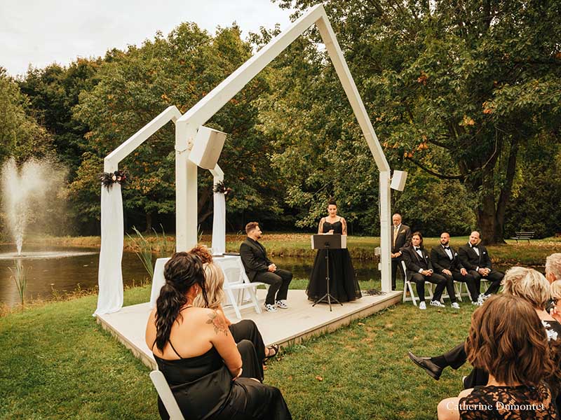 cérémonie mariage à La Distinction de Joliette dans Lanaudière