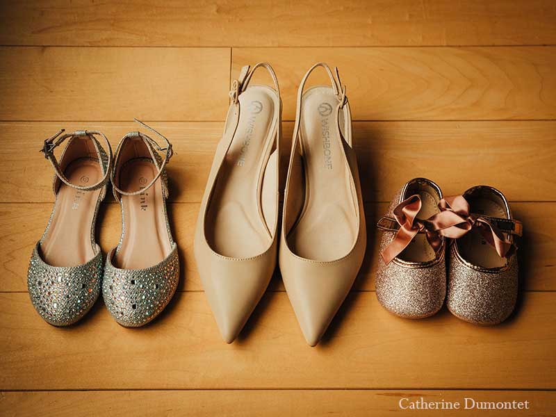 accessoires de la mariée et de ses filles