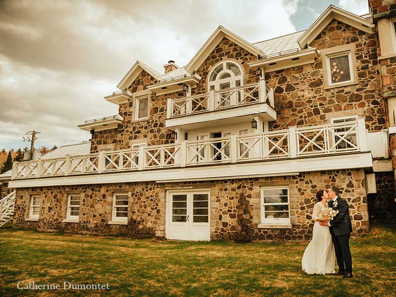 photographe mariage au Stonehaven le Manoir à Ste-Agathe