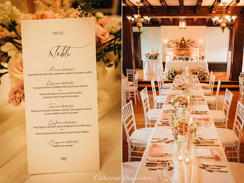 réception mariage au Stonehaven le Manoir