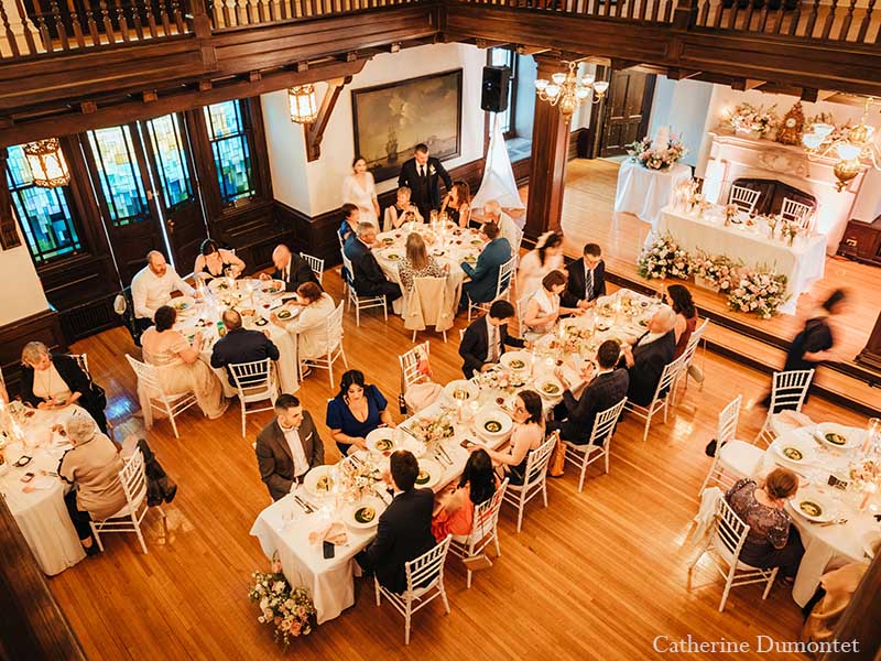 réception de mariage au Manoir Stonehaven à Ste-Agathe
