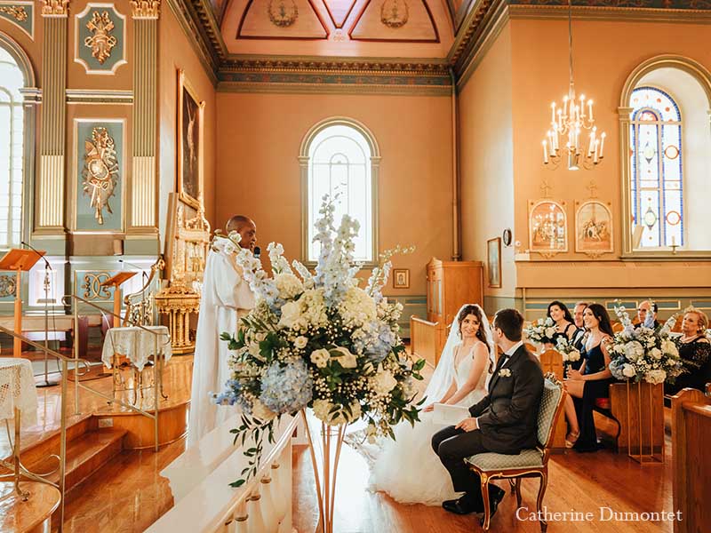 mariage à l'Église Ste-Famille de Boucherville