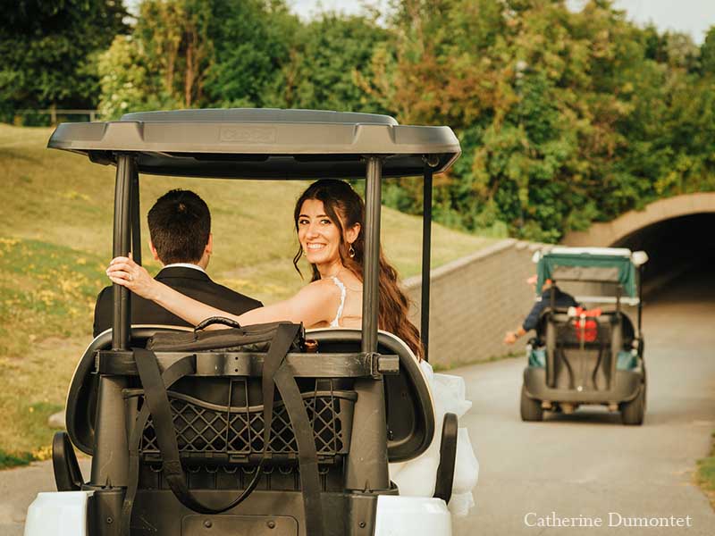 mariage au Golf Parcours du Cerf en Montérégie