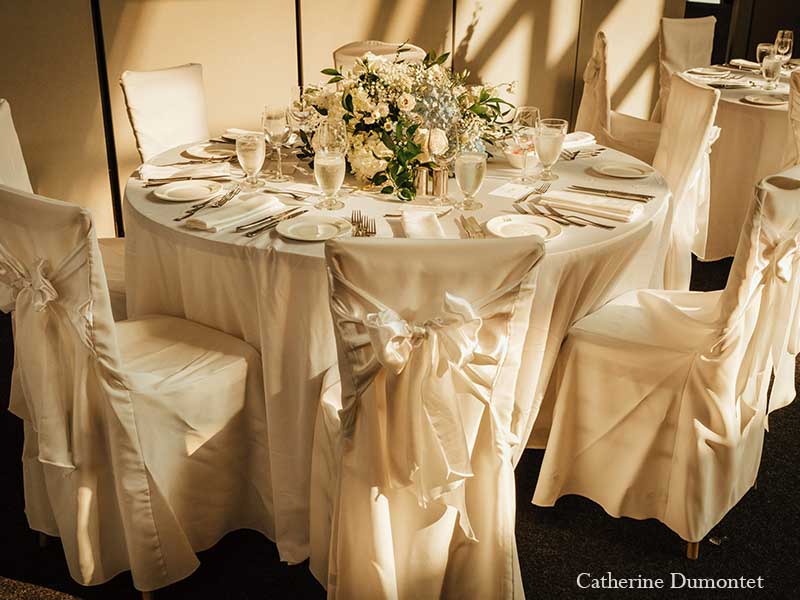 décoration mariage au Golf Parcours du Cerf à Longueuil
