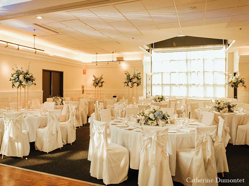 décoration mariage au Golf Parcours du Cerf à Longueuil