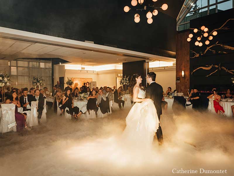 première danse des mariés au Golf Parcours du Cerf